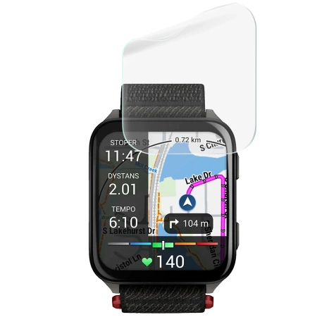 Folia hydrożelowa na ekran Bizon Glass Watch Hydrogel Duo do Garmin Venu X1, 2 sztuki