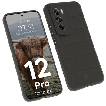 Pancerne etui Bizon Case Tur do Oppo Reno 12 Pro, czarne