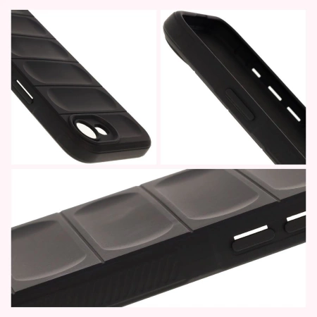 Pancerne etui Bizon Case Tur do iPhone 16e, czarne