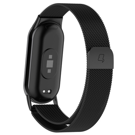 Pasek Bizon Strap Watch Chain do Xiaomi Mi Smart Band 8, czarny