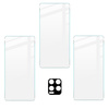 3x Szkło hartowane + szybka na aparat Bizon Glass Clear Pack do Realme 8 / 8 Pro