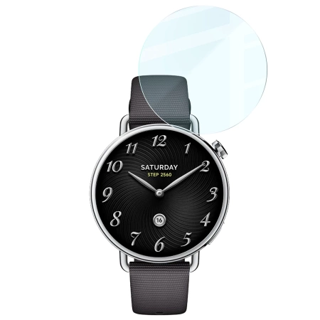Szkło hartowane na ekran Bizon Glass Watch Clear do Xiaomi Watch S4 41 mm