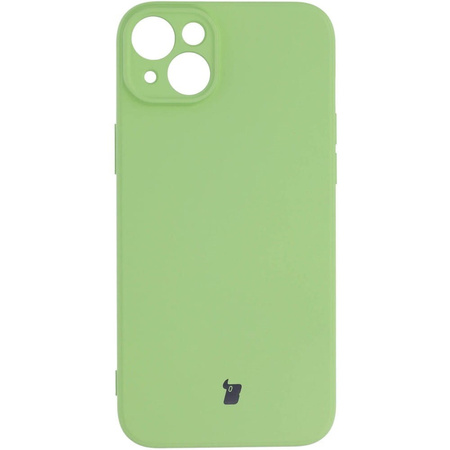 Etui Bizon Case Silicone do iPhone 14 Plus, jasnozielone