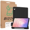 Etui z klapką Bizon Case Tab Lizard do Galaxy Tab S11, czarne