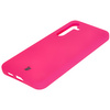 Silikonowe etui Bizon Soft Case do Galaxy S24 Plus, neonowo-różowe