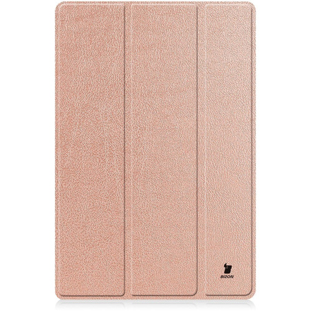 Etui Bizon Case Tab Croc do Samsung Galaxy Tab A8 2021, różowozłote