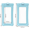 Etui wodoszczelne Bizon Case Hydrofloat, jasnoniebieskie