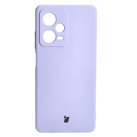 Etui Bizon Case Silicone Sq do Xiaomi Redmi Note 12 Pro 5G, jasnofioletowe