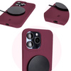 Etui silikonowe Bizon Soft Case do iPhone 15 Pro Max, ciemnofioletowe