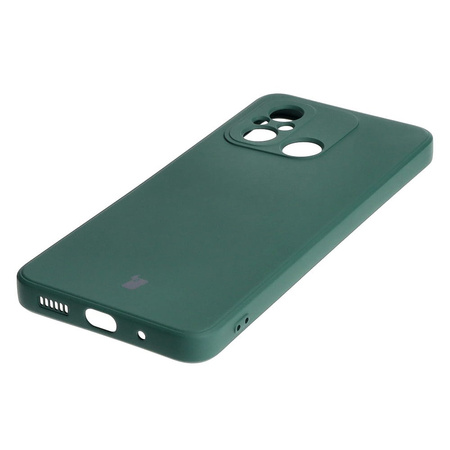 Etui Bizon Case Silicone Sq do Xiaomi Redmi 12C, ciemnozielone