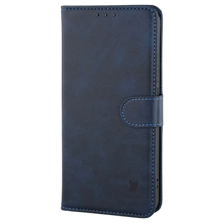 Etui z klapką Bizon Case Pocket do Xiaomi 15T, granatowe