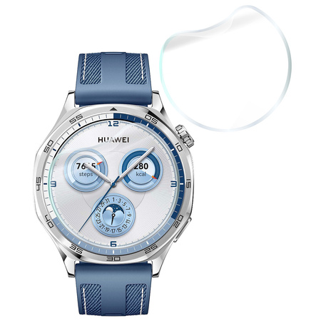 Folia hydrożelowa na ekran Bizon Glass Watch Hydrogel Duo do Huawei Watch GT 5 / GT 5 Pro 46 mm, 2 sztuki