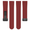Silikonowy pasek Bizon Strap Watch Silicone L do Quick Release 22 mm, burgundowy
