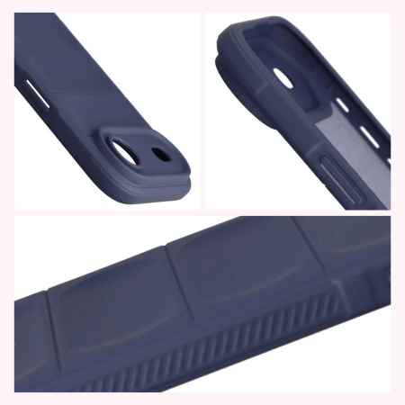Pancerne etui Bizon Case Tur do iPhone Air, granatowe