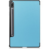 Etui Bizon Case Tab Croc do Galaxy Tab S8 / S7, błękitne