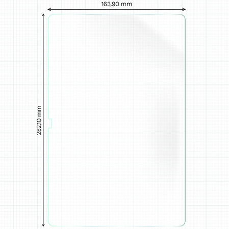 Folia imitująca papier Bizon Film Tab Papirus Duo do Galaxy Tab A9 Plus, 2 sztuki