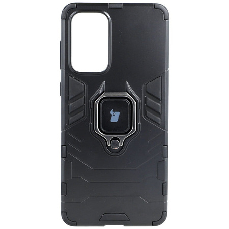 Etui Bizon Case Armor Ring do Galaxy A73 5G, czarne