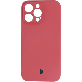 Etui Bizon Case Silicone do iPhone 14 Pro Max, brudny róż