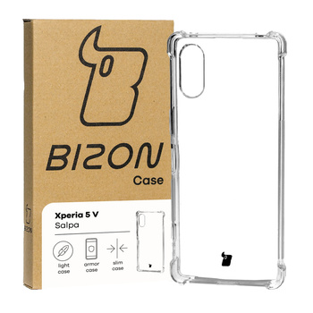 Elastyczne etui Bizon Case Salpa do Sony Xperia 5 V, przezroczyste
