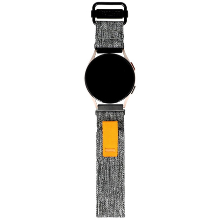 Pasek Bizon Strap Watch Urban do Galaxy Watch 20 mm, szary melanż