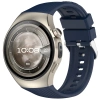 Silikonowy pasek Bizon Strap Watch Silicone T do Huawei Watch 5 46 mm, granatowy