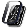 Etui ze szkłem do zegarka Bizon Case+Glass Watch do Xiaomi Mi Smart Band 9 Pro, niebieskie