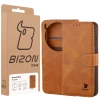Etui z klapką Bizon Case Pocket do Vivo X300, brązowe