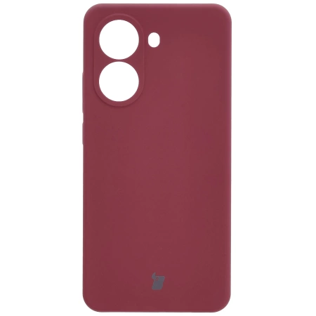 Silikonowe etui Bizon Soft Case do Xiaomi POCO X7 Pro, ciemnofioletowe