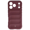 Pancerne etui Bizon Case Tur do iPhone 17 Pro, burgundowe