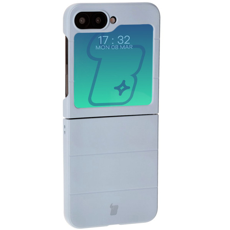 Pancerne etui Bizon Case Tur do Galaxy Z Flip6, jasnoniebieskie