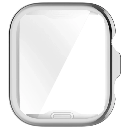 Etui z osłoną ekranu Bizon Case Watch Felipe do Huawei Watch Fit 4, srebrne