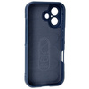 Pancerne etui Bizon Case Tur do iPhone 16, granatowe
