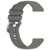 Pasek silikonowy do smartwatcha, Bizon Strap Watch Silicone Pro T, Quick Release 20 mm, szary