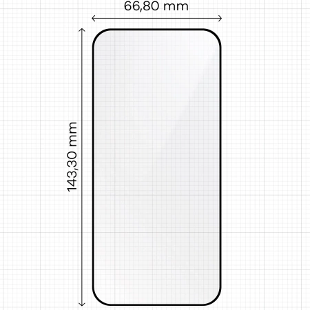 Szkło hartowane z ramką do łatwej aplikacji Bizon Glass Aplikator do iPhone 15 Pro, 2 sztuki