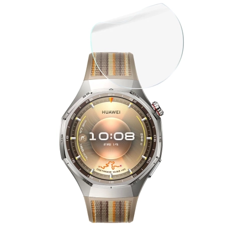 Folia hydrożelowa na ekran Bizon Glass Watch Hydrogel Duo do Huawei Watch GT6 Pro 46 mm, 2 sztuki