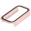 Etui ze szkłem do zegarka Bizon Case+Glass Watch do Xiaomi Smart Band 9 Active / Redmi Band 3, różowe