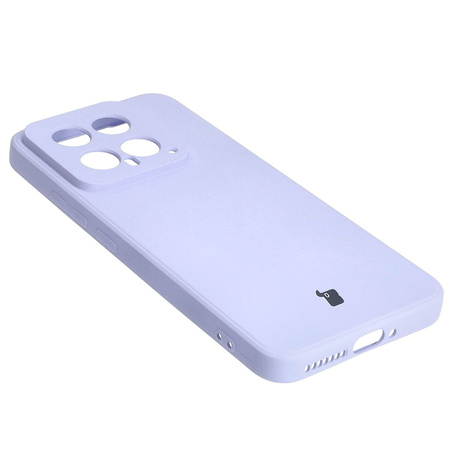 Etui Bizon Case Silicone Sq do Xiaomi 14, jasnofioletowe