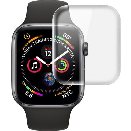 Folia hydrożelowa na ekran Bizon Glass Watch Hydrogel Duo, Apple Watch 8/7 41mm, 2 sztuki