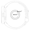 Pasek Bizon Strap Watch Nessy do Xiaomi Redmi Watch 3, biały
