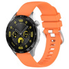 Pasek Bizon Strap Watch Silicone Pro do Huawei Watch GT 4 41 mm, pomarańczowy