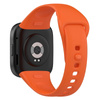 Pasek Bizon Strap Watch Dots do Xiaomi Redmi Watch 3, pomarańczowy