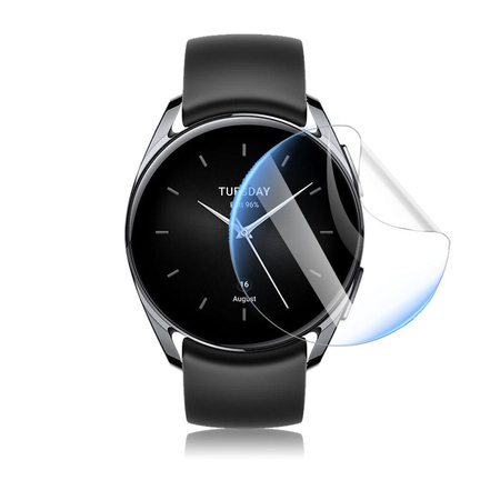 Folia hydrożelowa na ekran Bizon Glass Watch Hydrogel Duo do Xiaomi Watch S2 46 mm, 2 sztuki