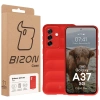 Pancerne etui Bizon Case Tur do Galaxy A37 5G, czerwone
