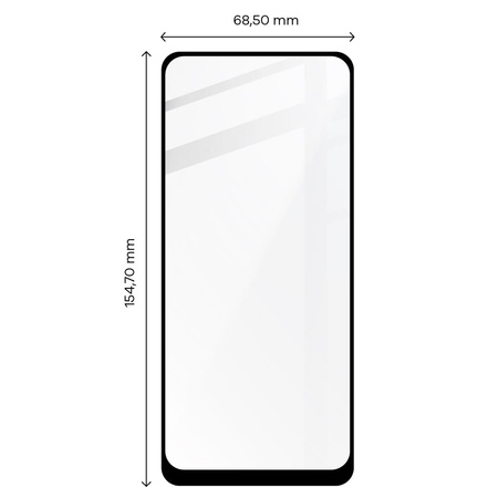 Szkło hartowane Bizon Glass Edge do Poco M4 Pro, czarne