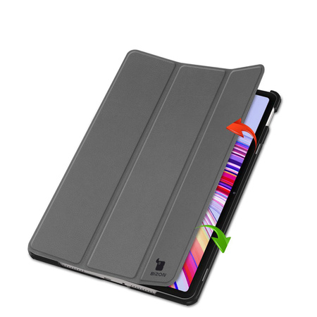 Etui Bizon Case Tab Croc do Xiaomi Redmi Pad Pro 12.1, szare