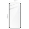 2x Szkło + szybka na aparat Bizon Edge 3D Pack do  Xiaomi 12 / 12X