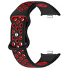 Pasek Bizon Strap Watch Octo do Redmi Watch 4 / Xiaomi Smart Band 9 Pro / 8 Pro, czarno-czerwony