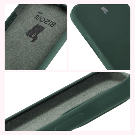 Silikonowe etui Bizon Soft Case do Honor 400 Lite, ciemnozielone