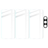 3x Szkło hartowane + szybka na aparat Bizon Glass Clear 2 Pack do Galaxy S23