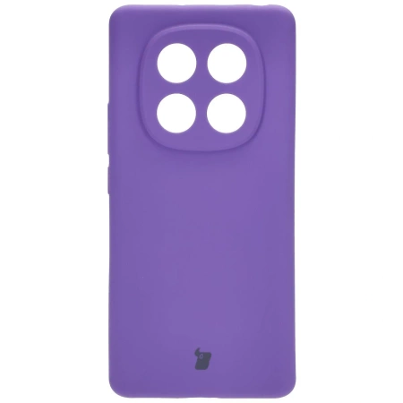 Silikonowe etui Bizon Soft Case do Xiaomi Redmi Note 14 Pro 4G, fioletowe